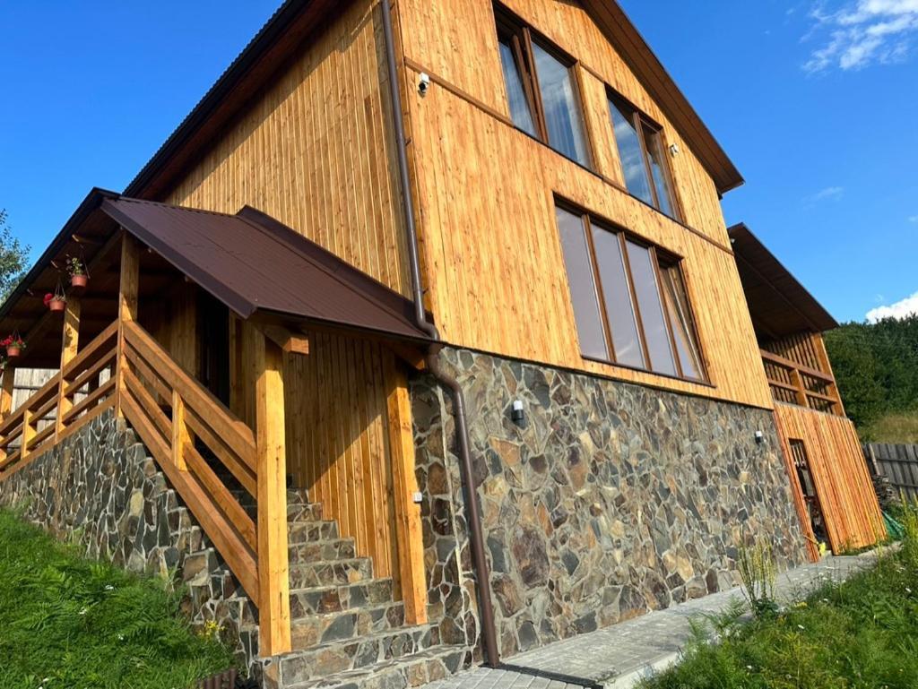 Садиба Трембіта З Сауною Та Чаном Rachiw Exterior foto